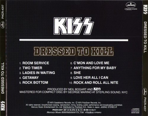 Kiss - Dressed To Kill (2006 Remastered, Japan Universal)