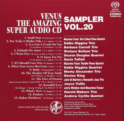 VA - Venus The Amazing Super Audio CD Sampler Vol.20 (2017) [SACD]