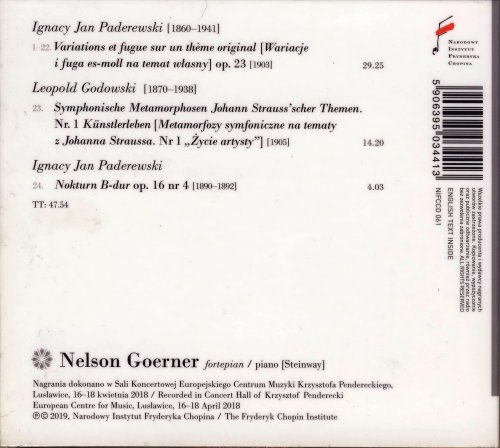 Nelson Goerner - Paderewski: Variations et Fugue (2019)