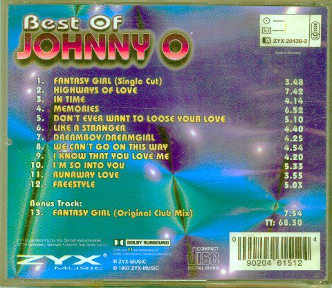 Johnny O - Best (1997)