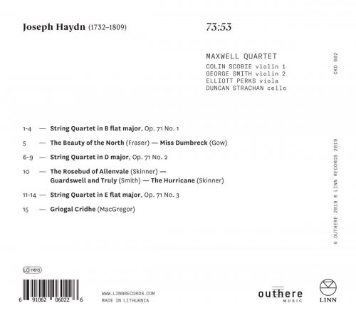 Maxwell Quartet - Haydn: String Quartets Op. 71 (2019) [Hi-Res]