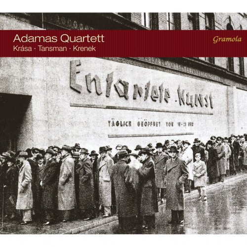 Adamas Quartett - Krása, Tansman & Krenek: Works for String Quartet (2016) [Hi-Res]