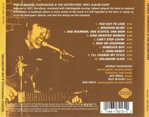 George Thorogood & The Destroyers - George Thorogood & The Destroyers (1977) [2003 SACD + DSD64]