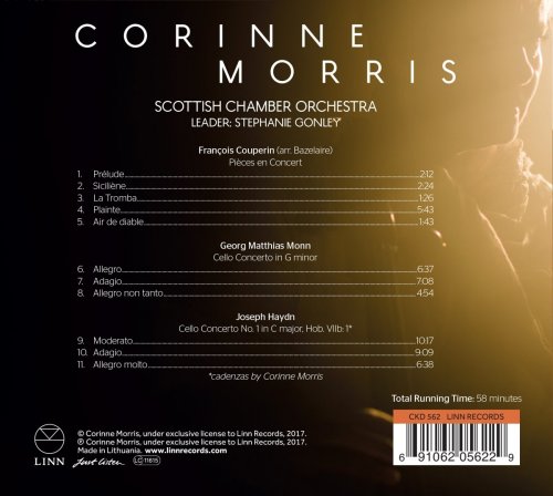 Corinne Morris and Scottish Chamber Orchestra - Chrysalis: Cello works by Haydn, Couperin and Monn (2017) [Hi-Res]