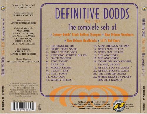 Johnny Dodds - Definitive Dodds 1926-1927 (2008)
