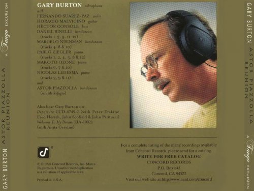 Gary Burton - Astor Piazzolla Reunion: A Tango Excursion (1998)