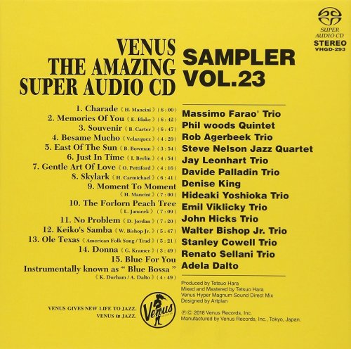 VA - Venus The Amazing Super Audio CD Sampler Vol.23 (2018) [SACD]