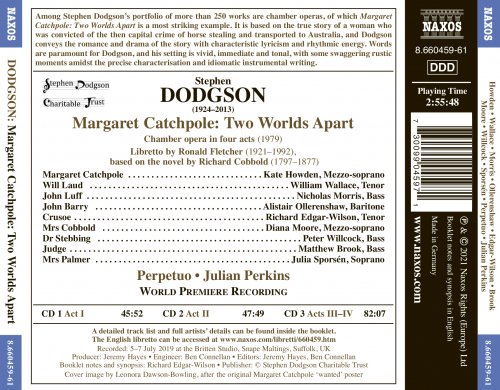 Julian Perkins, Perpetuo, Alistair Ollerenshaw, William Wallace - Dodgson: Margaret Catchpole, Two Worlds Apart (2021) [Hi-Res]