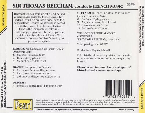 Sir Thomas Beecham - Thomas Beecham And The L.P.O. Vol. II: Berlioz, Franck, Offenbach, Debussy (1994)