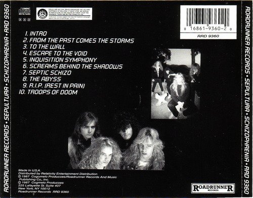 Sepultura - Schizophrenia (Remastered) (1990) CD-Rip