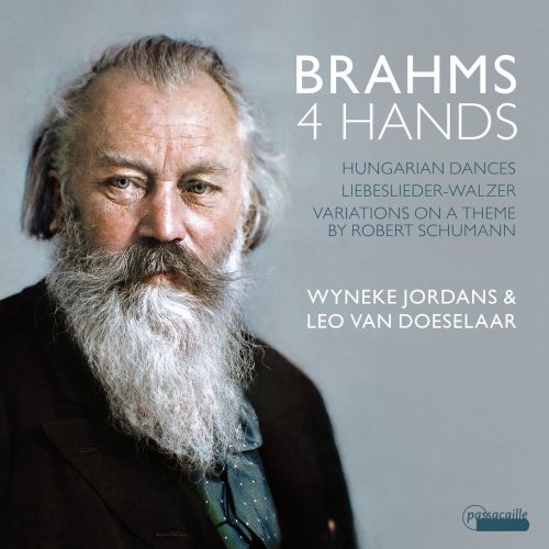 Wyneke Jordans & Leo van Doeselaar - Brahms: Works for Piano Four-Hands (2021) [Hi-Res]
