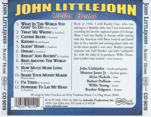 John Littlejohn - Slidin' Home (2001)