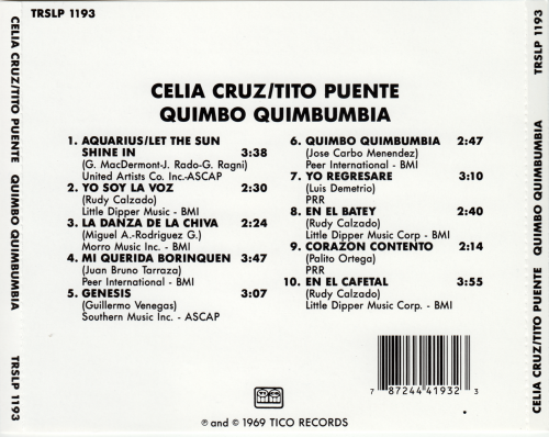 Celia Cruz & Tito Puente - Quimbo Quimbumbia (1969) [2001]