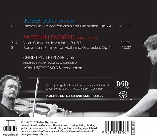 John Storgrds, Christian Tetzlaff - Suk: Fantasy, Dvorak: Violin Concerto (2015) [SACD]