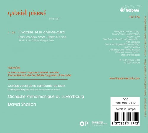 Luxembourg Philharmonic Orchestra, David Shallon - Pierne: Cydalise et le Chevre-pied (2009)