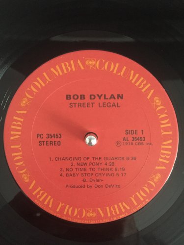 Bob Dylan - Street Legal (1978) LP