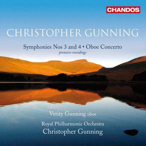 Christopher Gunning - Symphonies n°3 & 4 - Concerto pour hautbois (2009)