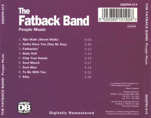 Fatback Band - People Music (Reissue, Remastered) (1973/1997)
