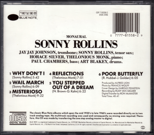 Sonny Rollins - Vol. 2 (1987)