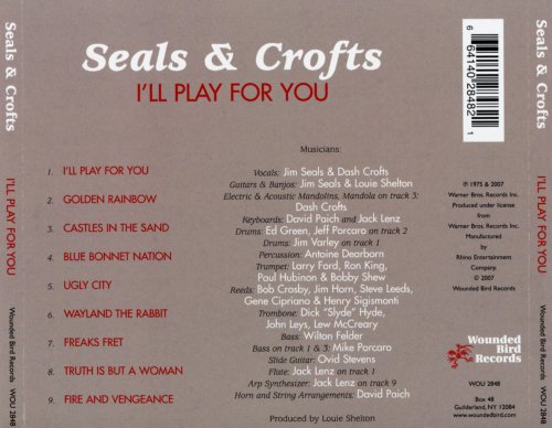 Seals & Crofts - I'll Play For You (2007)