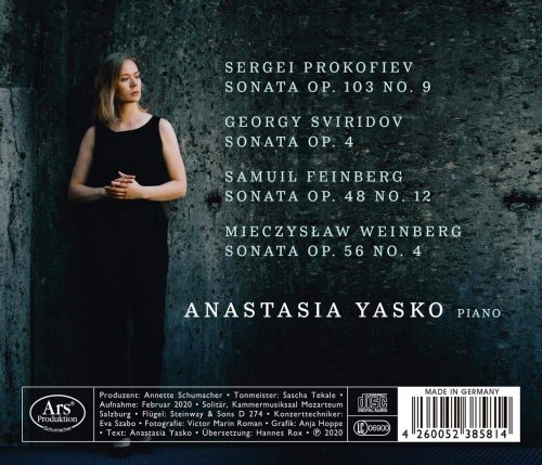 Anastasia Yasko - 20th Century Russian Piano Sonatas (2021)