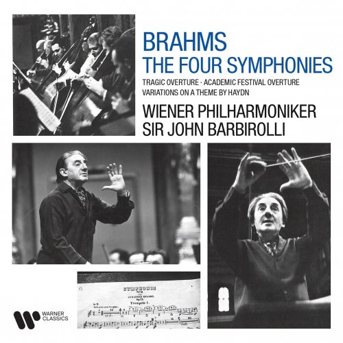 Wiener Philharmoniker & Sir John Barbirolli - Brahms: Symphonies, Tragic Overture, Academic Festival Overture & Variations on a Theme by Haydn (Remastered) (2021) [Hi-Res]