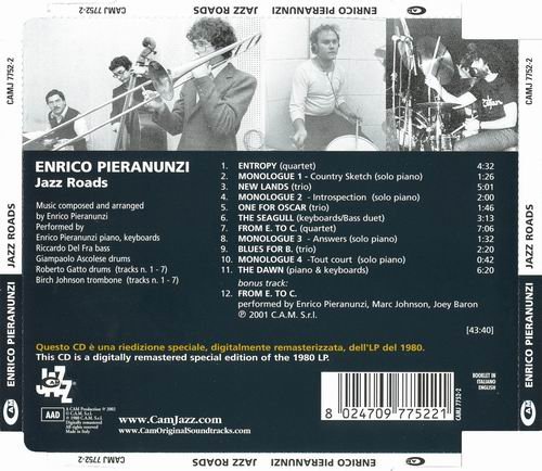 Enrico Pieranunzi - Jazz Roads (2002) 320 kbps+CD Rip