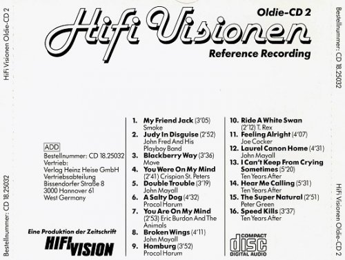 Various Artist - Hifi Visionen Oldie-CD 2 (Reference Recording) (Remastered) (1986)