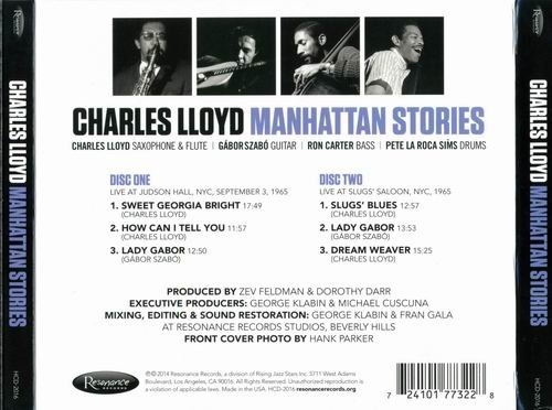 Charles Lloyd - Manhattan Stories (1965) CD Rip