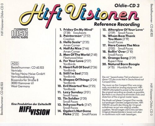 Various Artist - Hifi Visionen Oldie-CD 3 (Reference Recording) (1987)