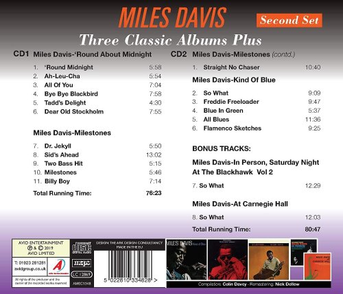 Miles Davis - Three Classic Albums Plus (2CD, 2019)