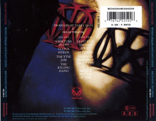 Dream Theater - When Dream And Day Unite (1989) CD-Rip