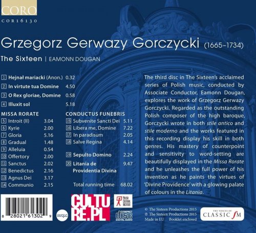 The Sixteen & Eamonn Dougan - Grzegorz Gerwazy Gorczycki (2015) [Hi-Res]