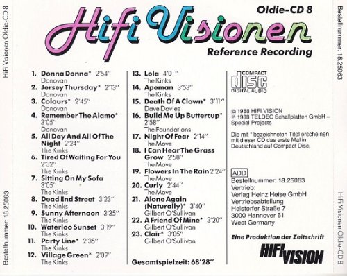 Various Artist - Hifi Visionen Oldie-CD 8 (Reference Recording) (1988)