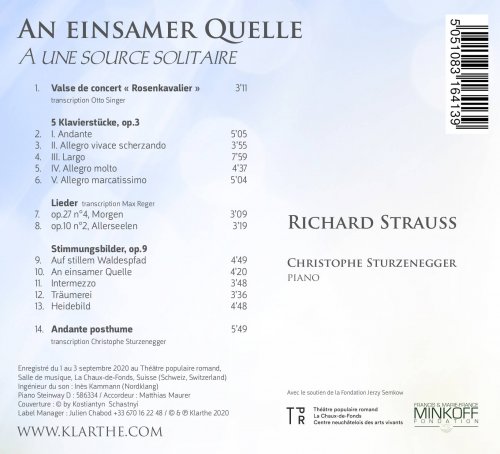 Christophe Sturzenegger - An Einsamer Quelle - A une source solitaire (2021) [Hi-Res]