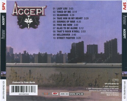 Accept - Accept (1979) CD-Rip