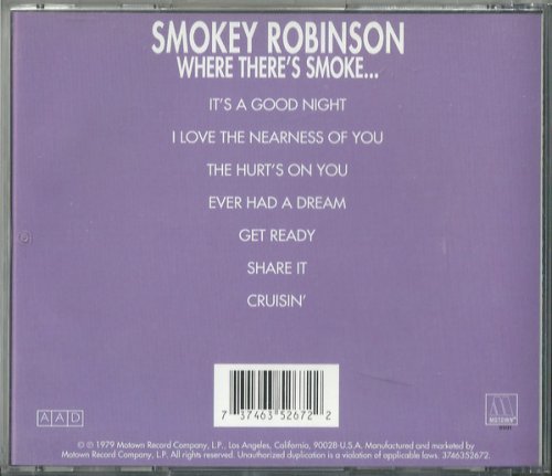 Smokey Robinson - Where There's Smoke... (1979) [2005]