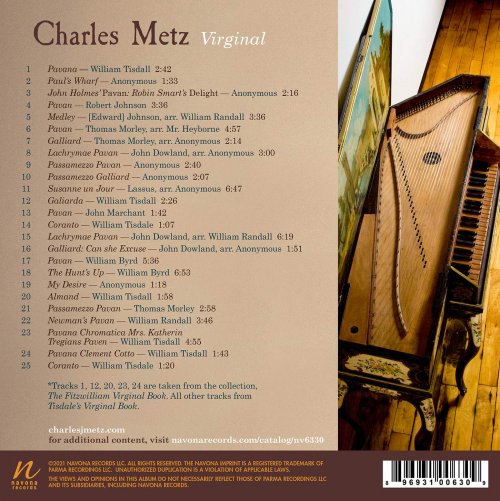 Charles Metz - Music for Virginal (2021) [Hi-Res]