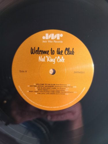 Nat King Cole ‎- Welcome to the Club (2019) LP