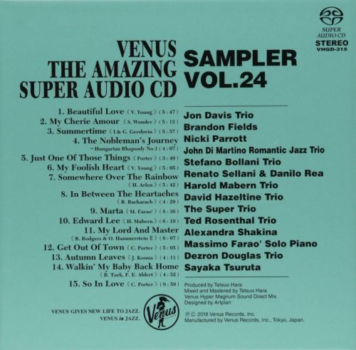 VA - Venus The Amazing Super Audio CD Sampler Vol.24 (2018) [SACD]