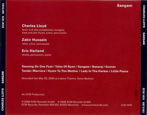 Charles Lloyd, Zakir Hussain, Eric Harland - Sangam (2004) 320 kbps+CD Rip