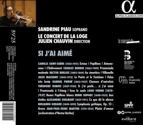 Sandrine Piau - Si j'ai aimé (2019) CD-Rip