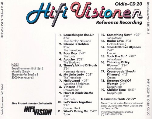 Various Artist - Hifi Visionen Oldie-CD 20 (Reference Recording) (Remastered) (1990)