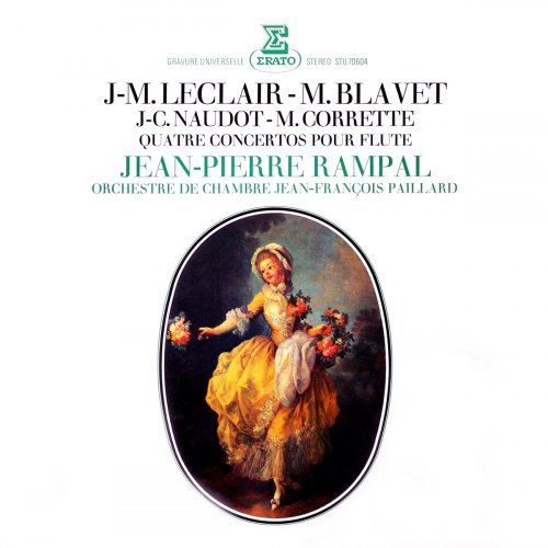 Jean-Pierre Rampal - Leclair, Blavet, Naudot & Corrette: Quatre concertos pour flûte (1970/2021)