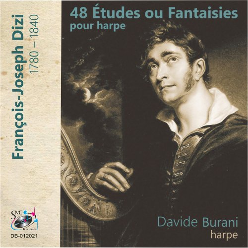 Davide Burani - François-Joseph Dizi: 48 Etudes ou Fantaisies pour la harpe (2021)