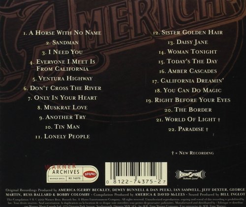 America - The Complete Greatest Hits (2001)