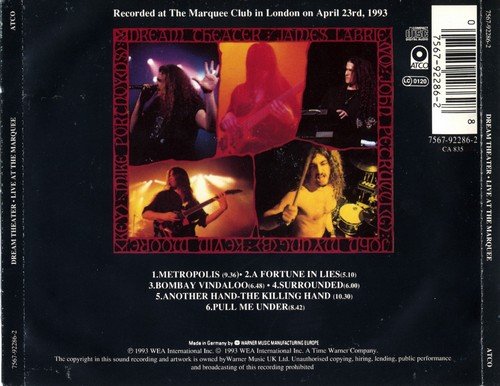 Dream Theater - Live At The Marquee (1993) CD-Rip