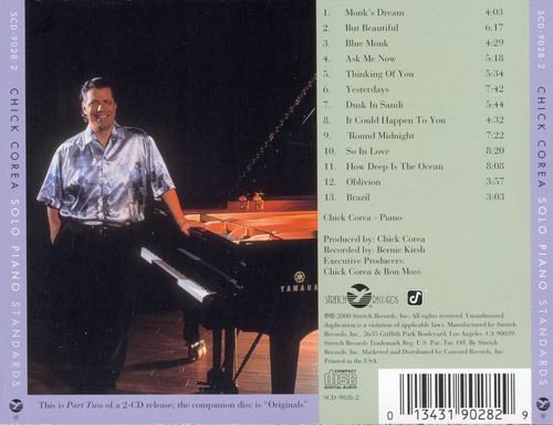 Chick Corea - Solo Piano: Standards (2000)