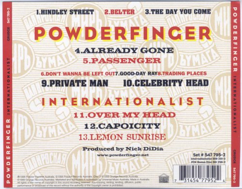 Powderfinger - Internationalist (1999)