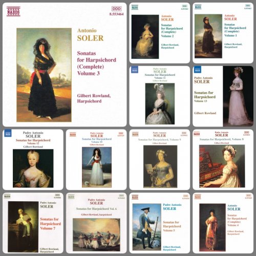 Gilbert Rowland - Soler - Sonatas For Harpsichord Volume 1-13 (1996-2007)